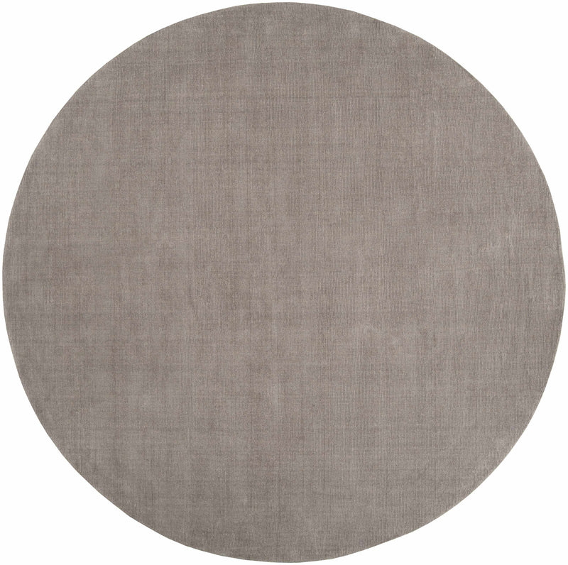 Brockton Solid Wool Gray Area Rug-Boutique Rugs-lobo nosara
