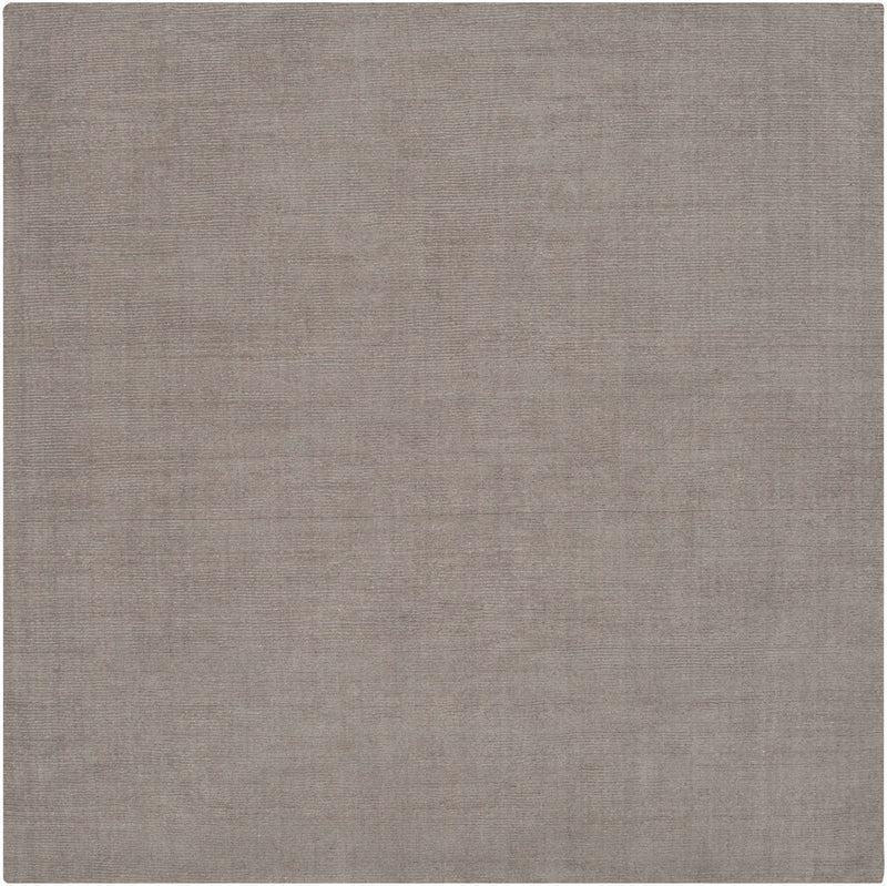 Brockton Solid Wool Gray Area Rug-Boutique Rugs-lobo nosara