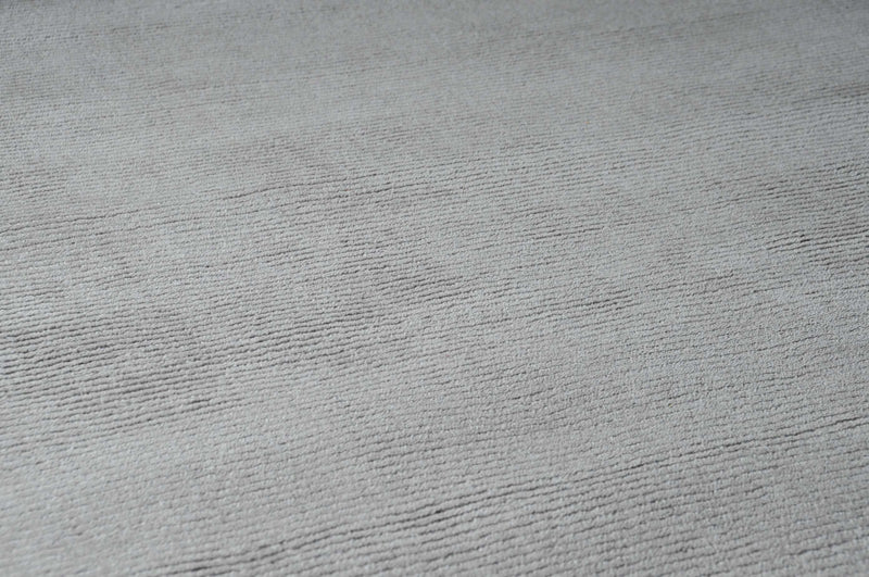 Brockton Solid Wool Gray Area Rug-Boutique Rugs-lobo nosara
