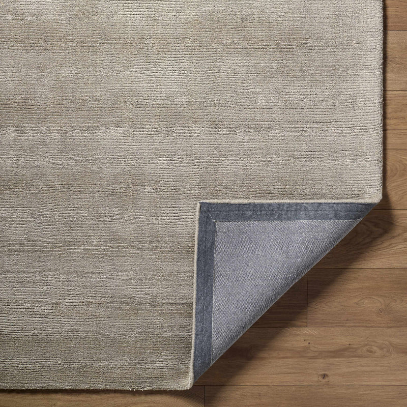 Brockton Solid Wool Gray Area Rug-Boutique Rugs-lobo nosara