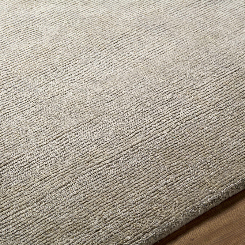 Brockton Solid Wool Gray Area Rug-Boutique Rugs-lobo nosara