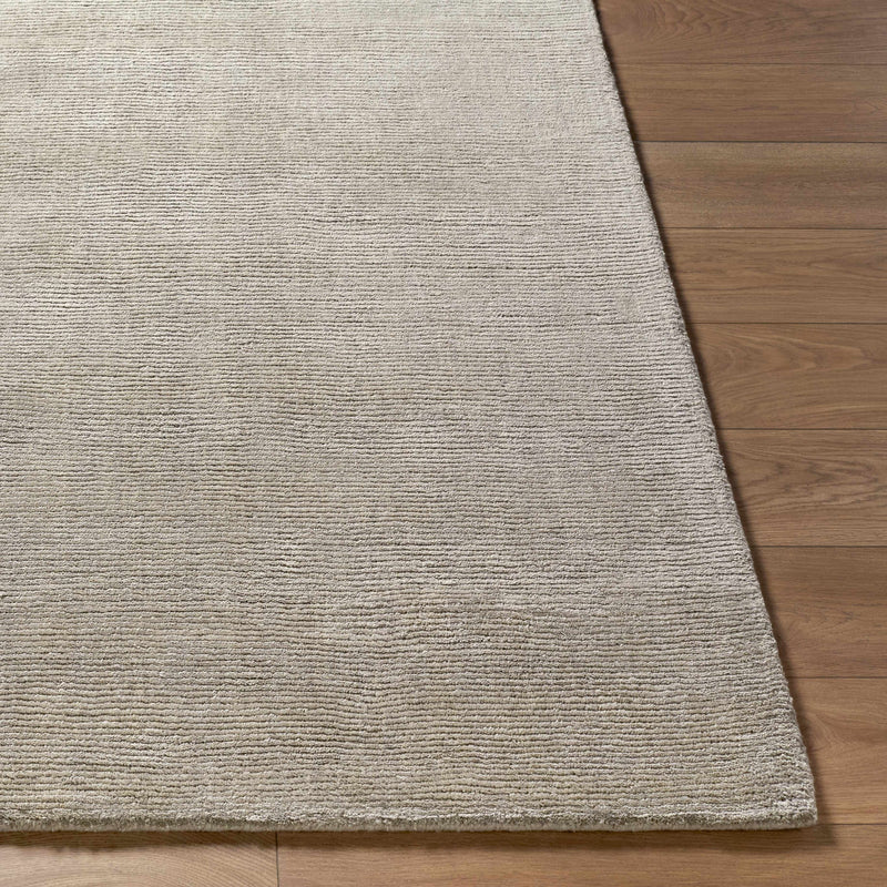 Brockton Solid Wool Gray Area Rug-Boutique Rugs-lobo nosara