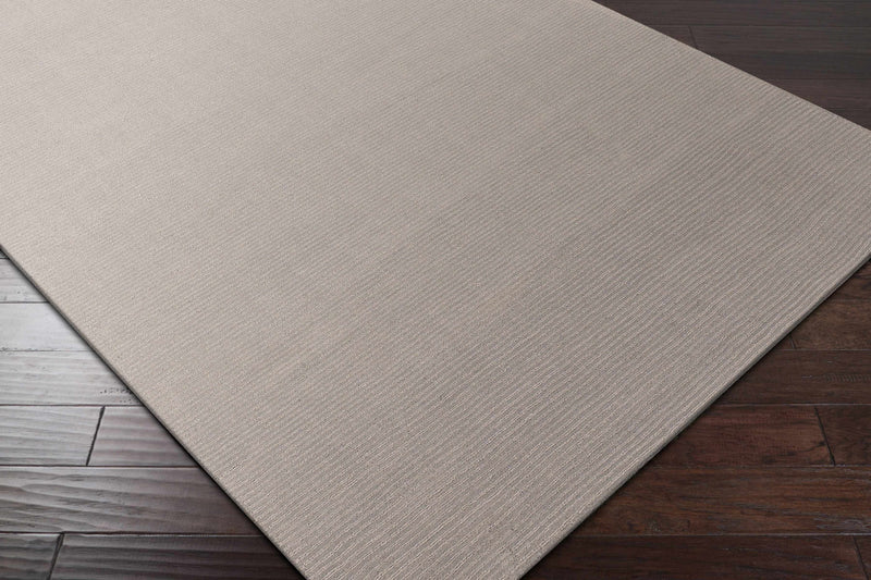 Brockton Solid Wool Gray Area Rug-Boutique Rugs-lobo nosara