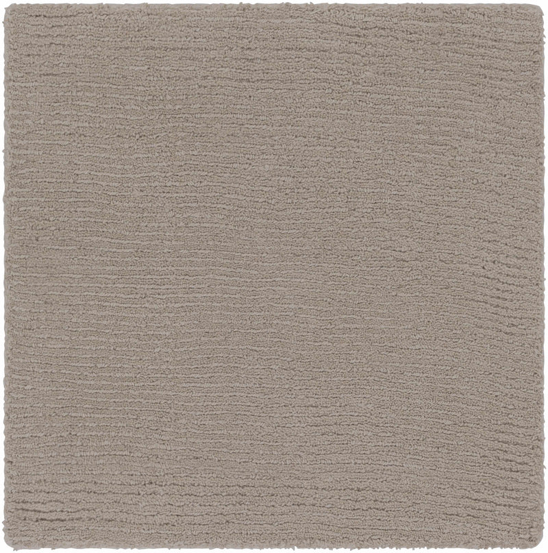 Brockton Solid Wool Gray Area Rug-Boutique Rugs-lobo nosara