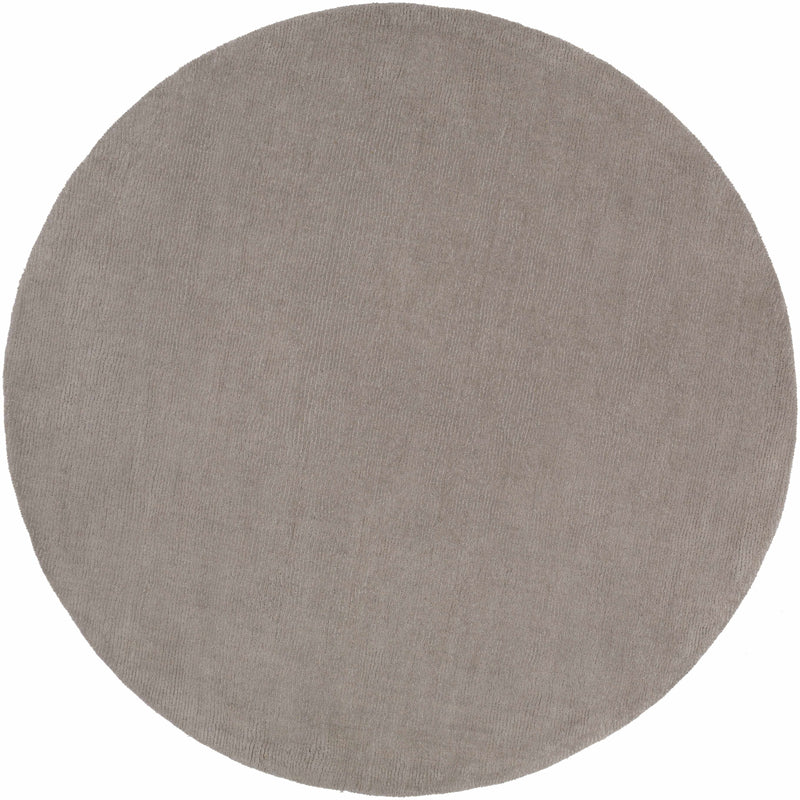 Brockton Solid Wool Gray Area Rug-Boutique Rugs-lobo nosara