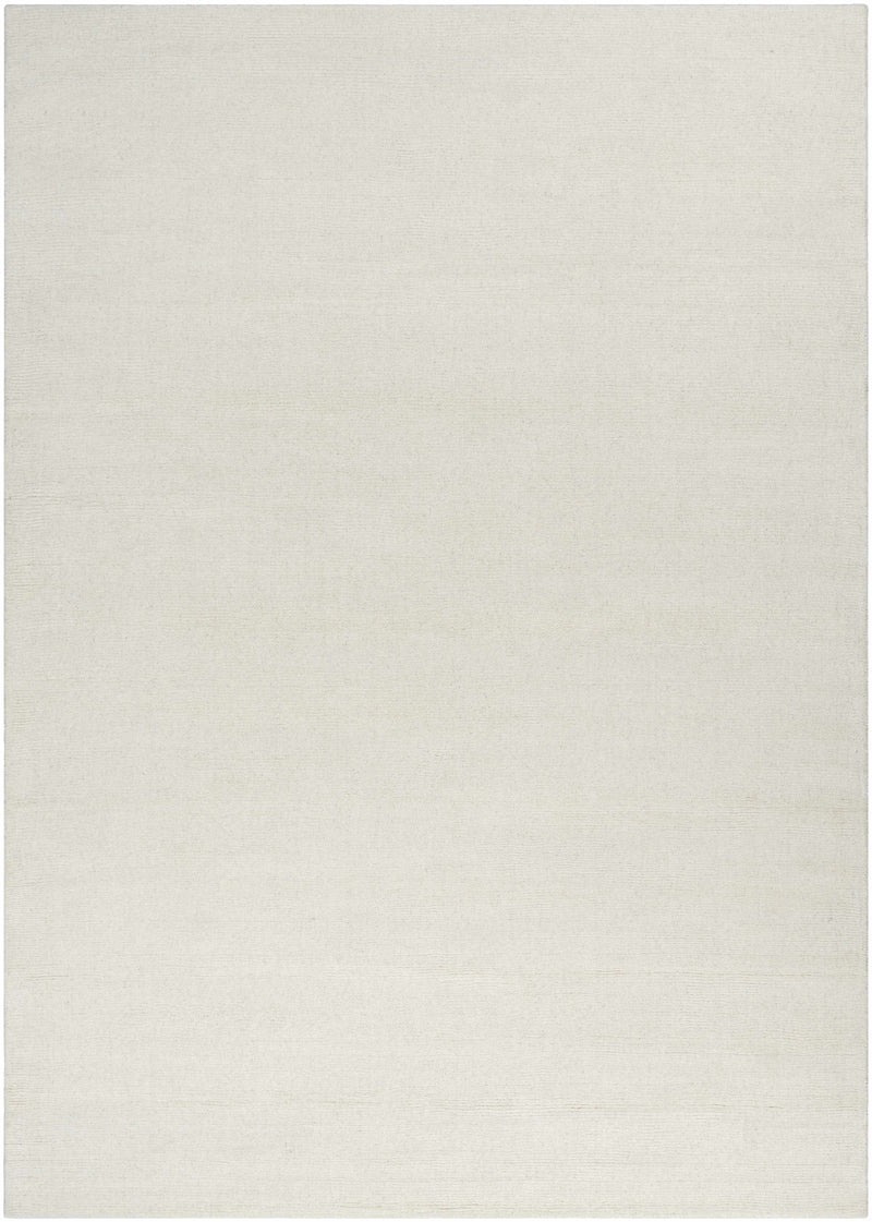 Brockton Solid Wool Light Beige Area Rug-Boutique Rugs-lobo nosara