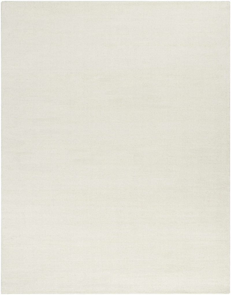 Brockton Solid Wool Light Beige Area Rug-Boutique Rugs-lobo nosara
