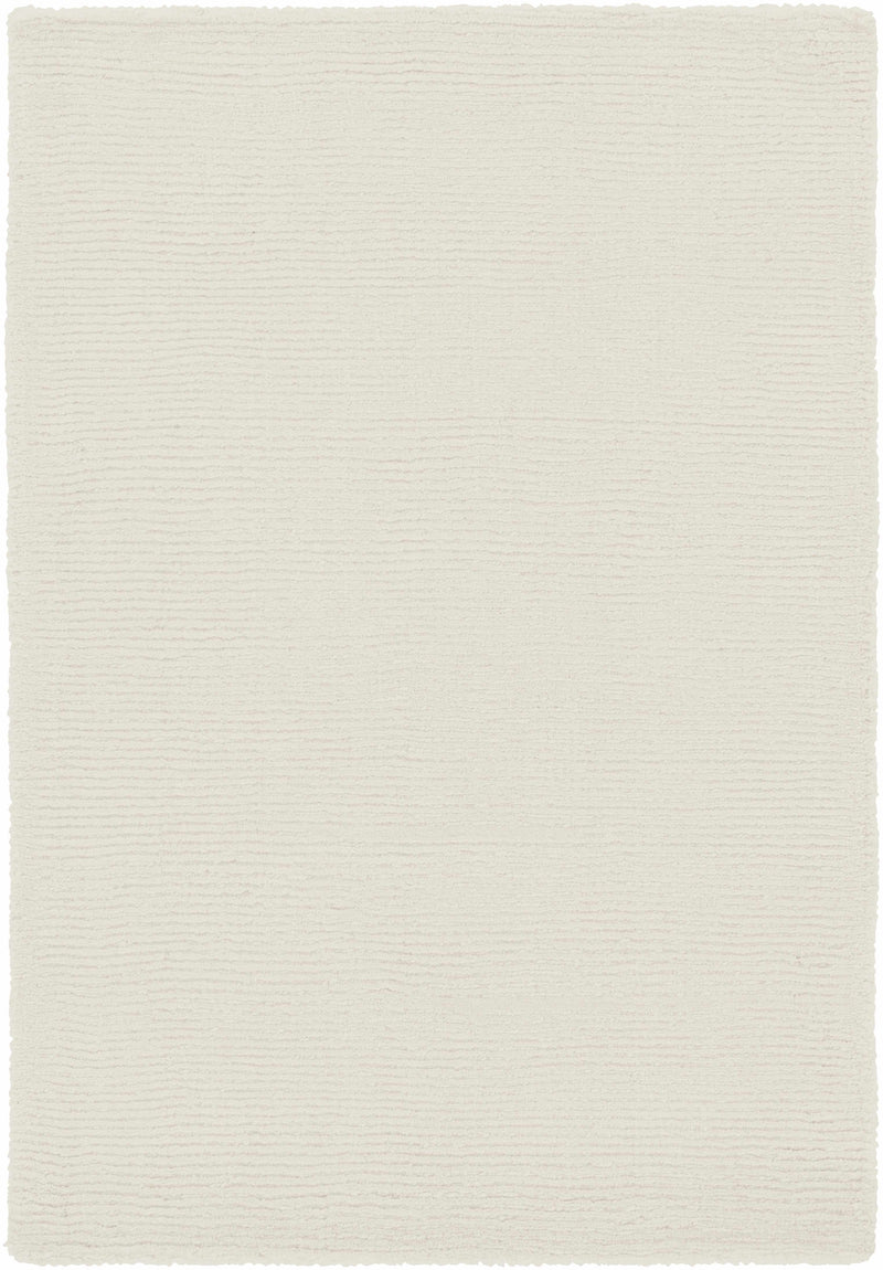 Brockton Solid Wool Light Beige Area Rug-Boutique Rugs-lobo nosara