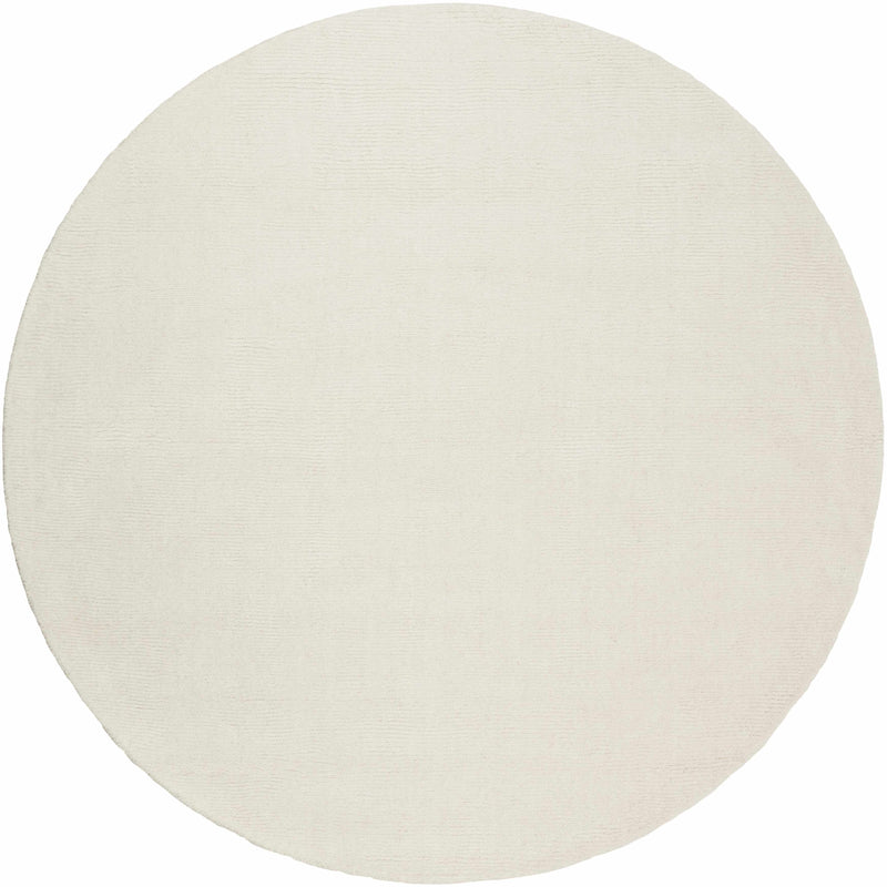 Brockton Solid Wool Light Beige Area Rug-Boutique Rugs-lobo nosara