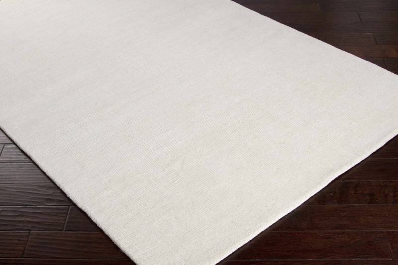 Brockton Solid Wool Light Beige Area Rug-Boutique Rugs-lobo nosara