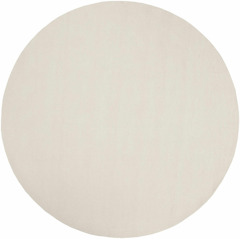 Brockton Solid Wool Light Beige Area Rug-Boutique Rugs-lobo nosara