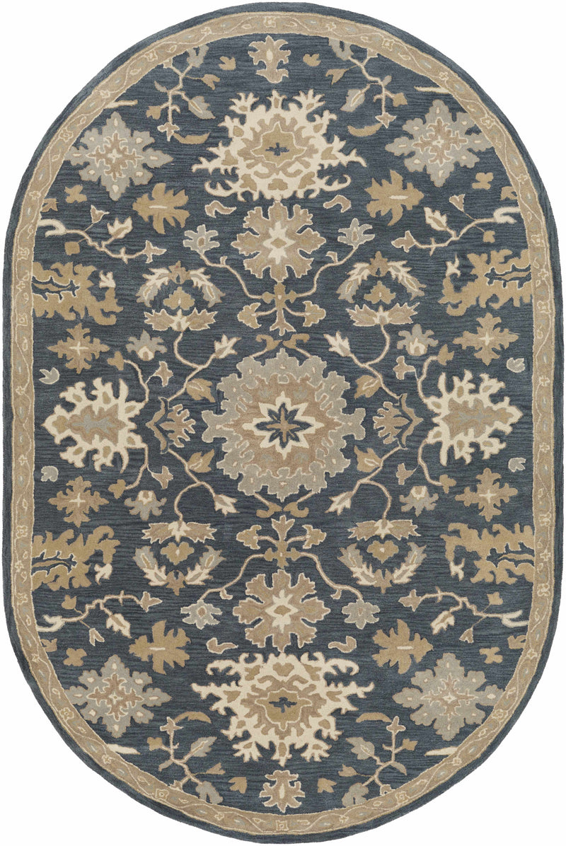 Caesar 1154 Navy Wool Rug-Boutique Rugs-lobo nosara