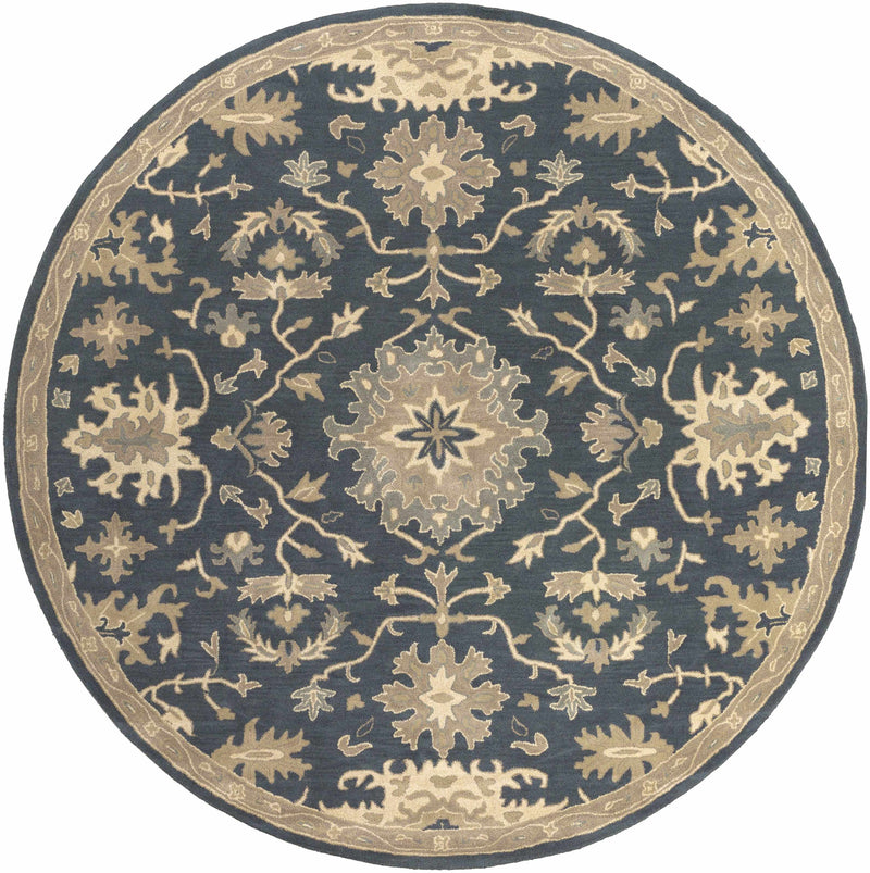 Caesar 1154 Navy Wool Rug-Boutique Rugs-lobo nosara