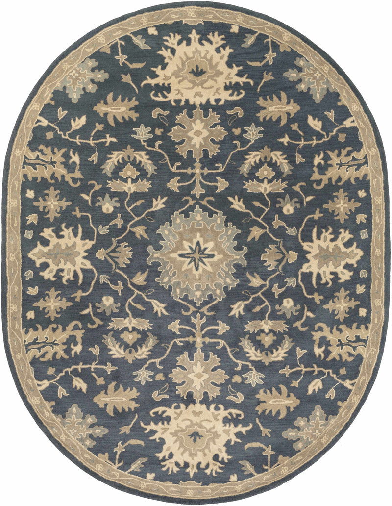 Caesar 1154 Navy Wool Rug-Boutique Rugs-lobo nosara