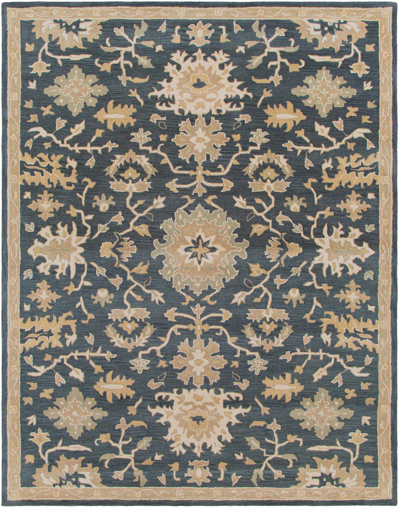 Caesar 1154 Navy Wool Rug-Boutique Rugs-lobo nosara