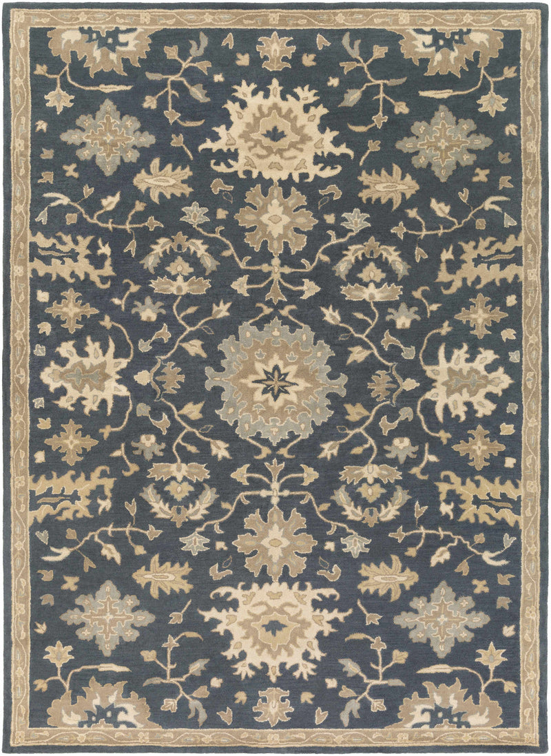 Caesar 1154 Navy Wool Rug-Boutique Rugs-lobo nosara