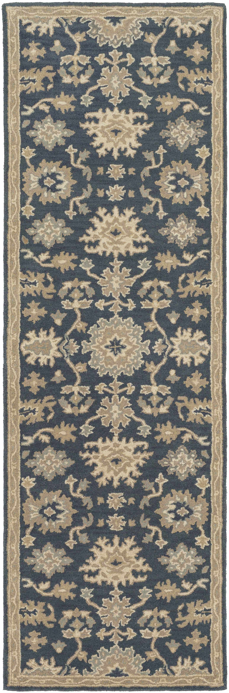 Caesar 1154 Navy Wool Rug-Boutique Rugs-lobo nosara