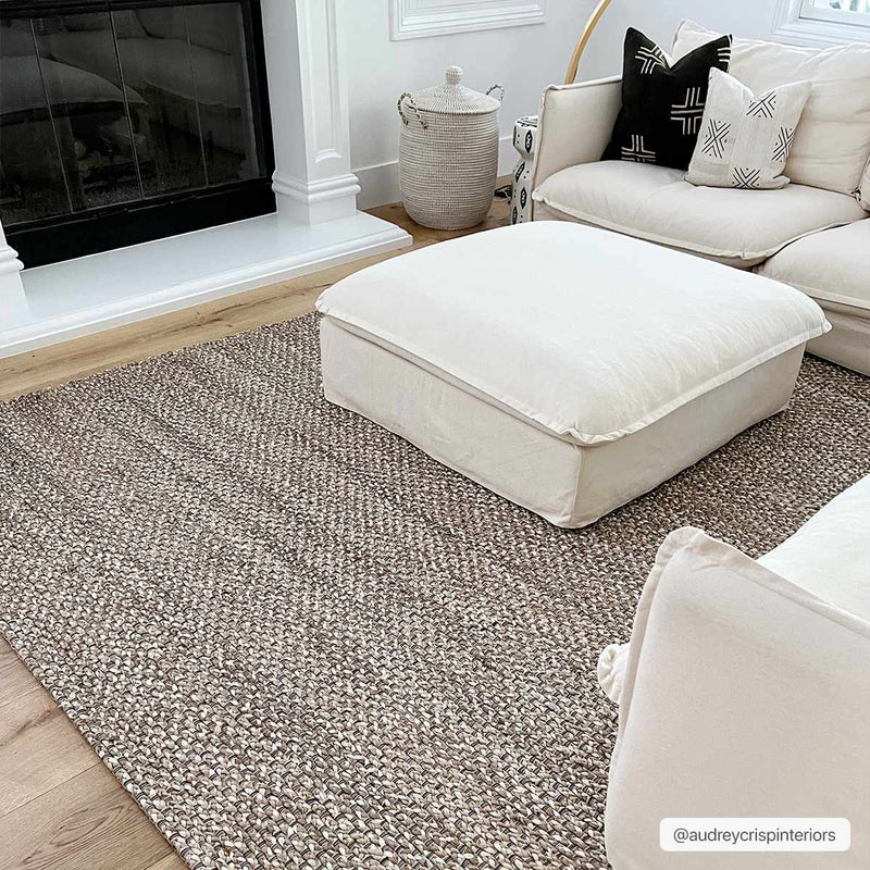 Caspar Hand Woven Natural Jute Rug-Boutique Rugs-lobo nosara