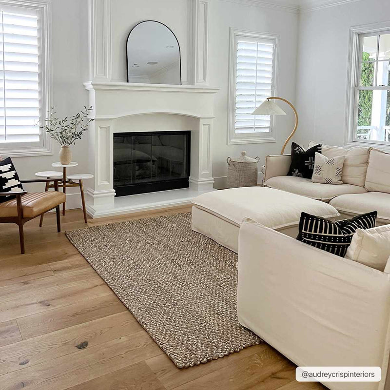 Caspar Hand Woven Natural Jute Rug-Boutique Rugs-lobo nosara