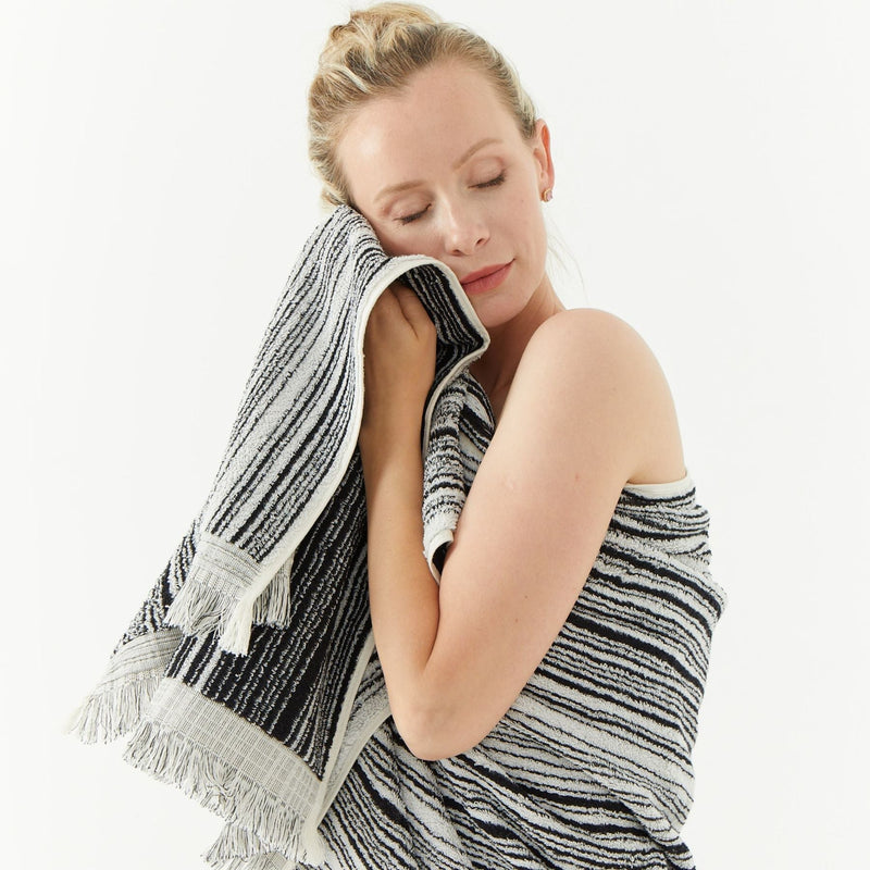 Charlotte 100% Cotton Terry Turkish Towel-The Loomia-lobo nosara