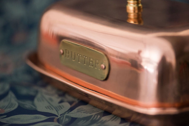 Copper Butter Dish-Galley & Fen-lobo nosara