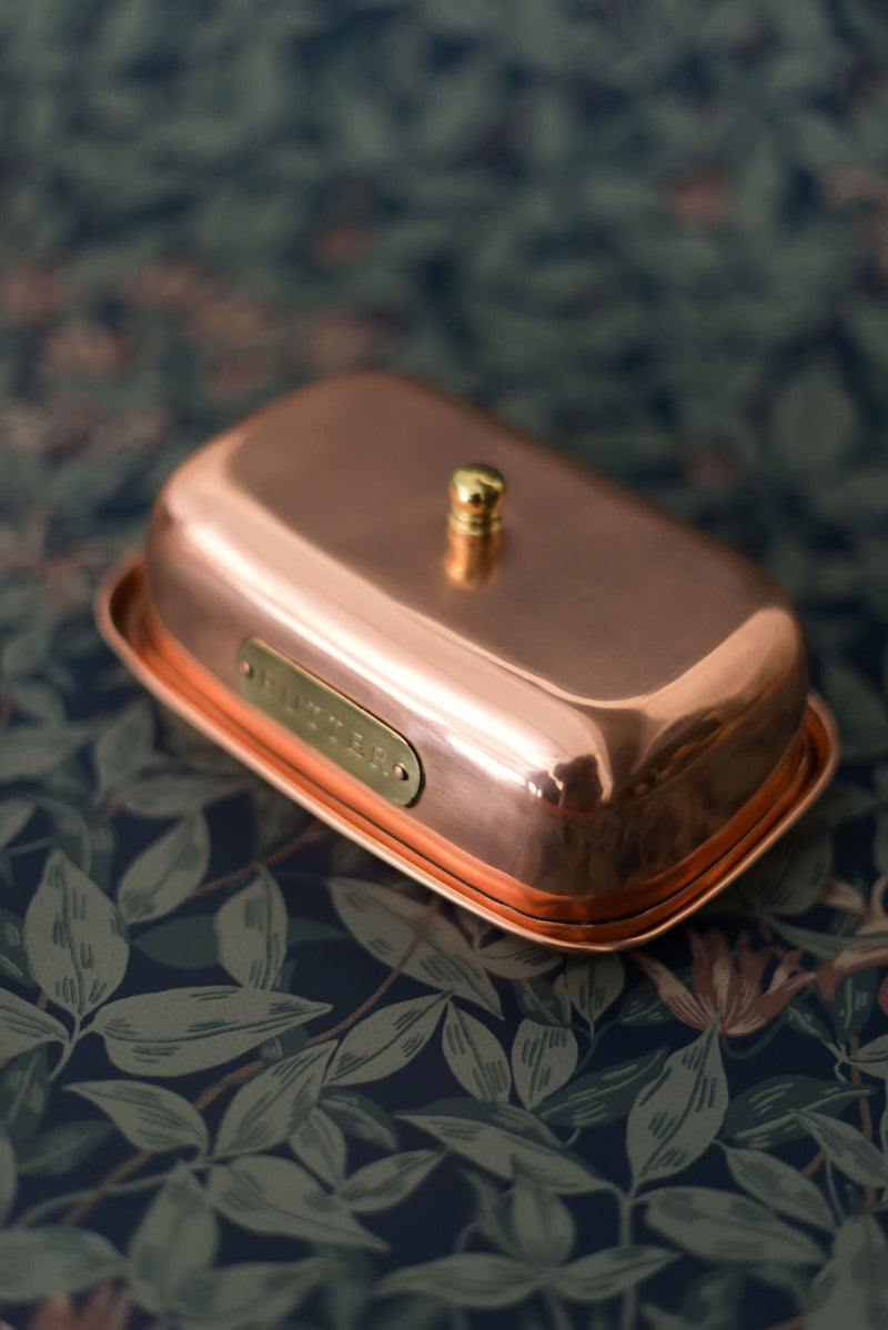 Copper Butter Dish-Galley & Fen-lobo nosara