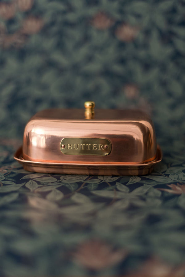 Copper Butter Dish-Galley & Fen-lobo nosara