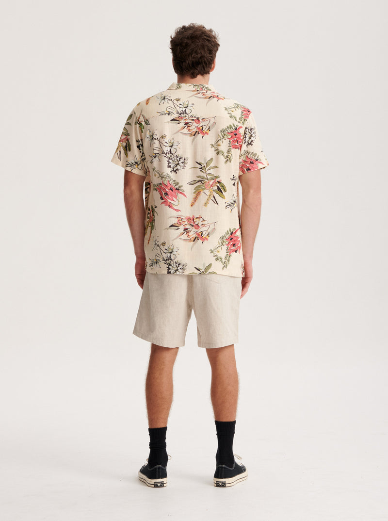 Cruiser Linen Short - Ecru-THE CRITICAL SLIDE SOCIETY-lobo nosara