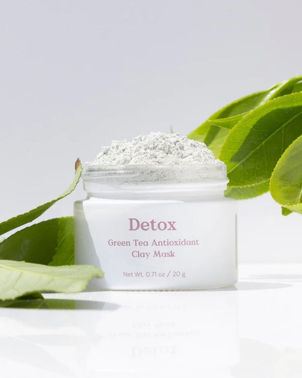 Detox Green Tea Antioxidant Clay Mask-Three Ships Beauty-lobo nosara