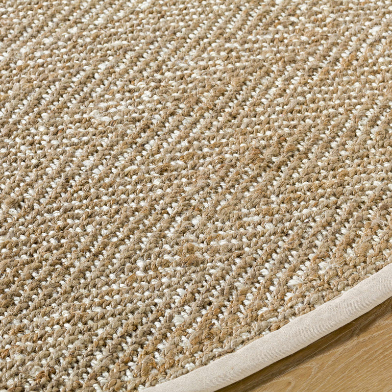 Dinah Natural Textured Jute Rug-Boutique Rugs-lobo nosara