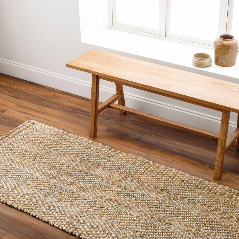 Dinah Natural Textured Jute Rug-Boutique Rugs-lobo nosara