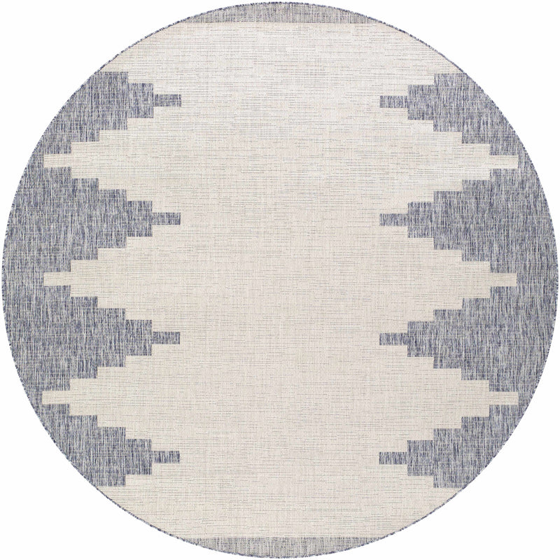 Djugun Blue Outdoor Rug-Boutique Rugs-lobo nosara
