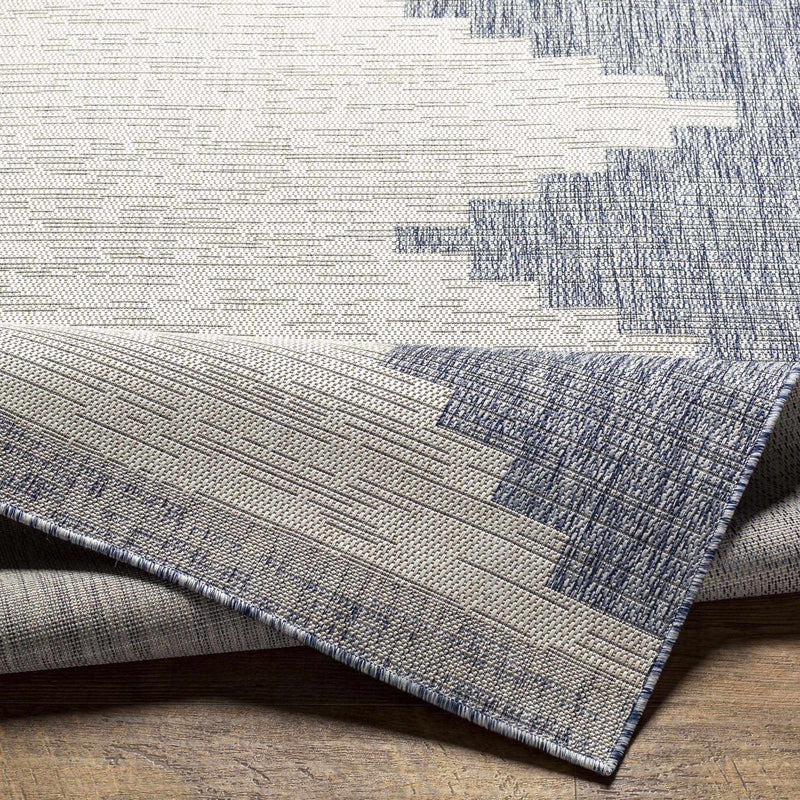 Djugun Blue Outdoor Rug-Boutique Rugs-lobo nosara