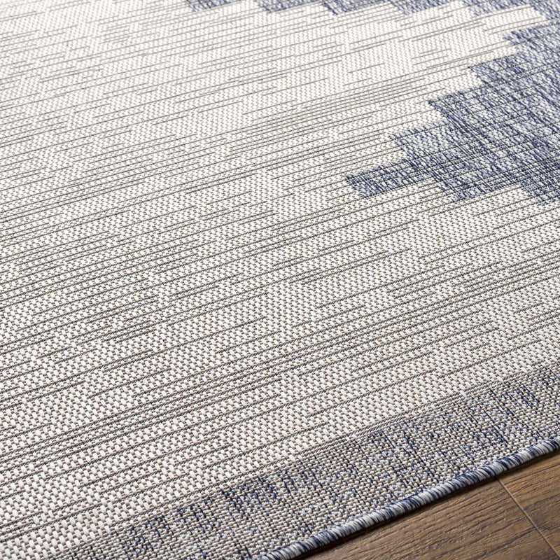 Djugun Blue Outdoor Rug-Boutique Rugs-lobo nosara