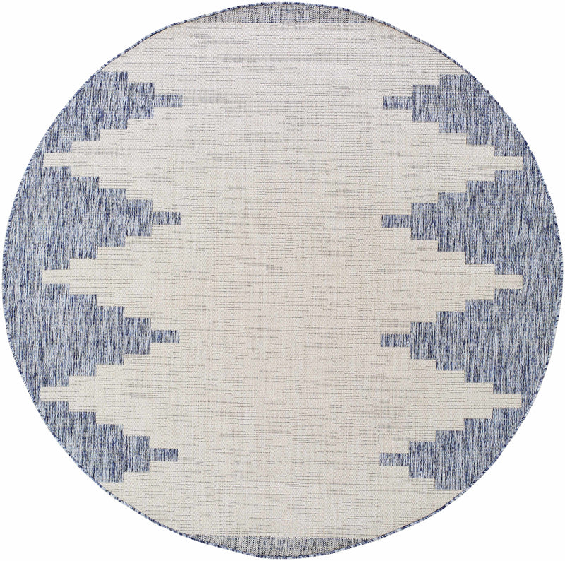 Djugun Blue Outdoor Rug-Boutique Rugs-lobo nosara
