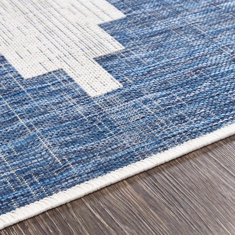 Djugun Navy Indoor & Outdoor Rug-Boutique Rugs-lobo nosara