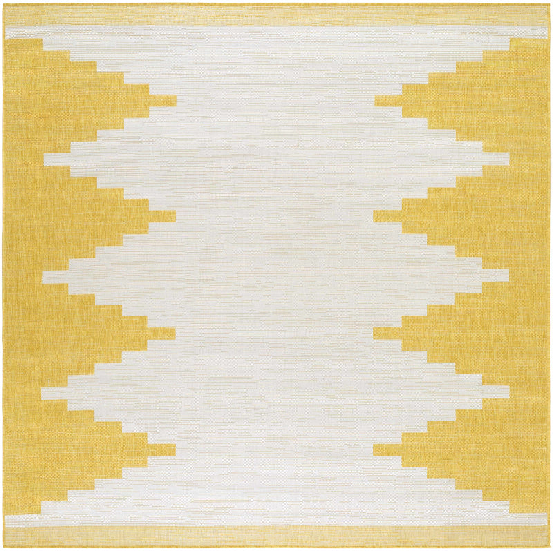 Djugun Yellow Outdoor Rug-Boutique Rugs-lobo nosara