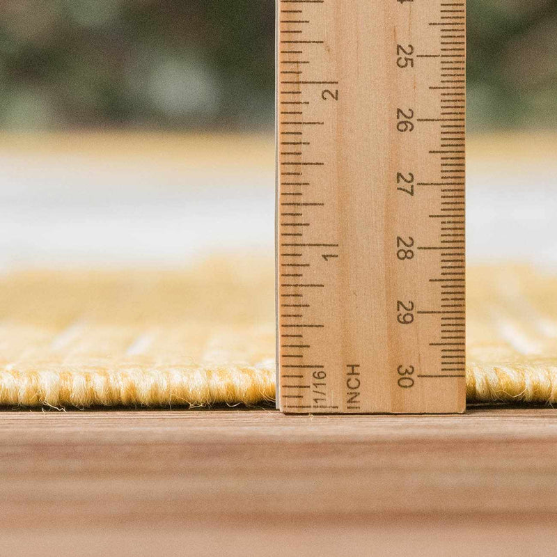 Djugun Yellow Outdoor Rug-Boutique Rugs-lobo nosara
