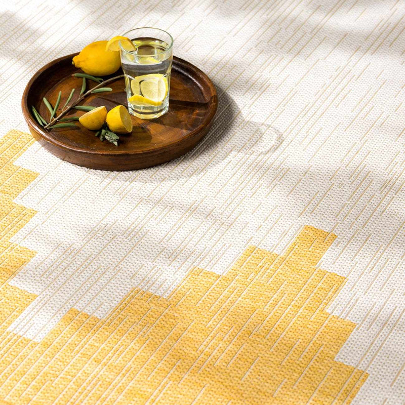 Djugun Yellow Outdoor Rug-Boutique Rugs-lobo nosara