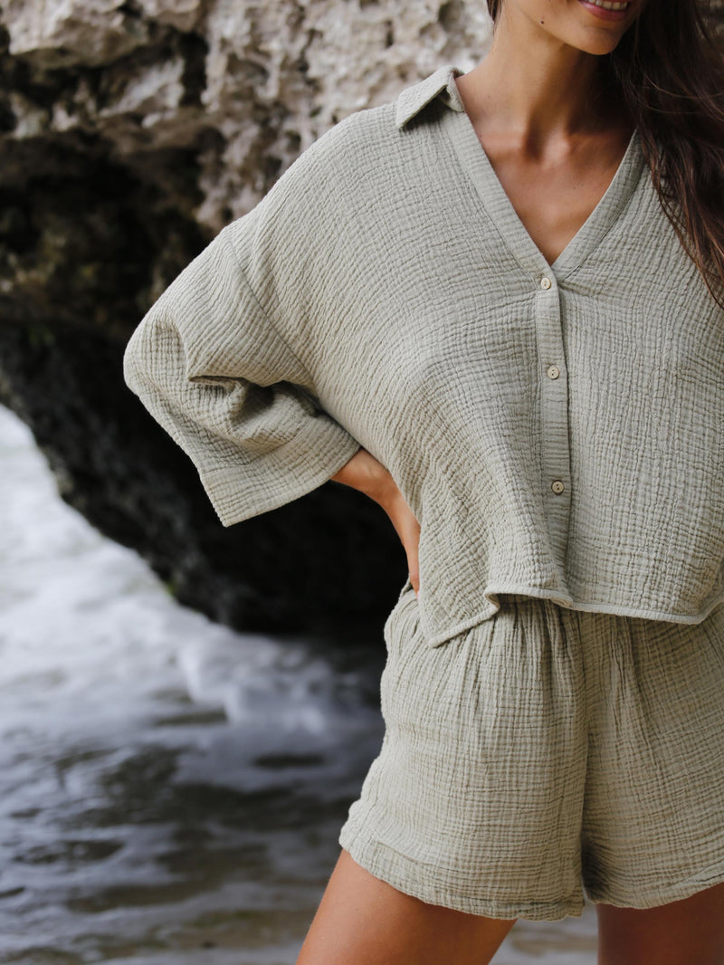 Echo Mini Set - Khaki Green-The Handloom-lobo nosara