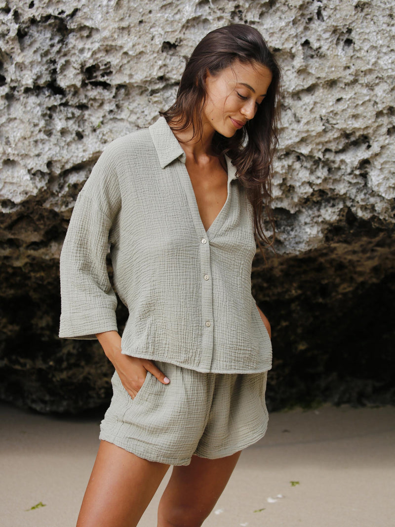 Echo Mini Set - Khaki Green-The Handloom-lobo nosara