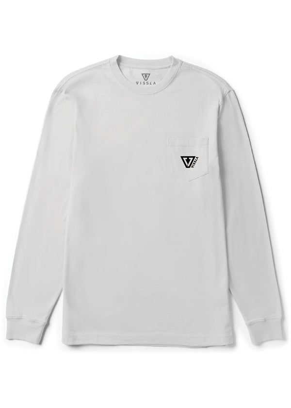 Established Premium Long Sleeve Pocket Tee-Vissla-lobo nosara