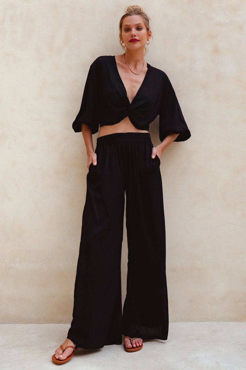 Fatima Cropped Summer Top-ELF-lobo nosara