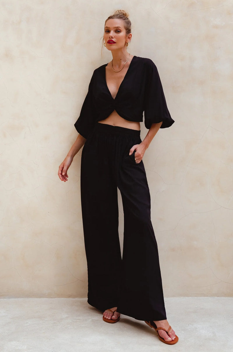 Fatima Cropped Summer Top-ELF-lobo nosara