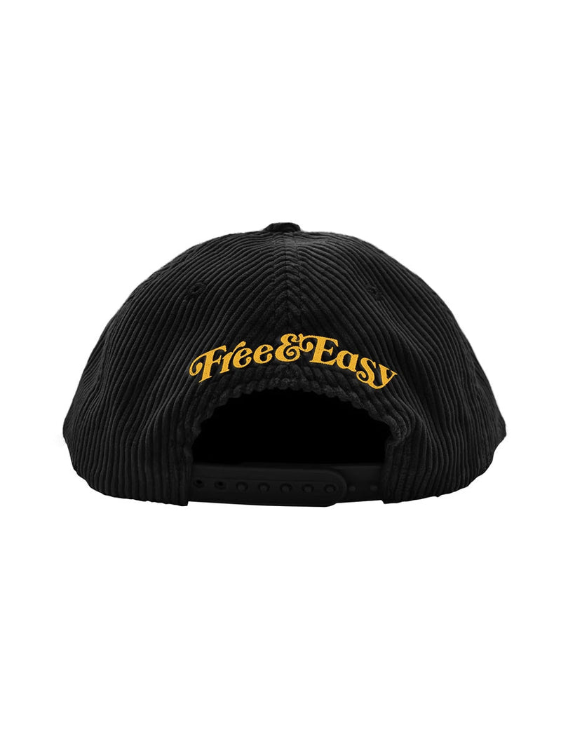 Free & Easy Bob Marley Legend Corduroy Snapback Hat-Free & Easy-lobo nosara