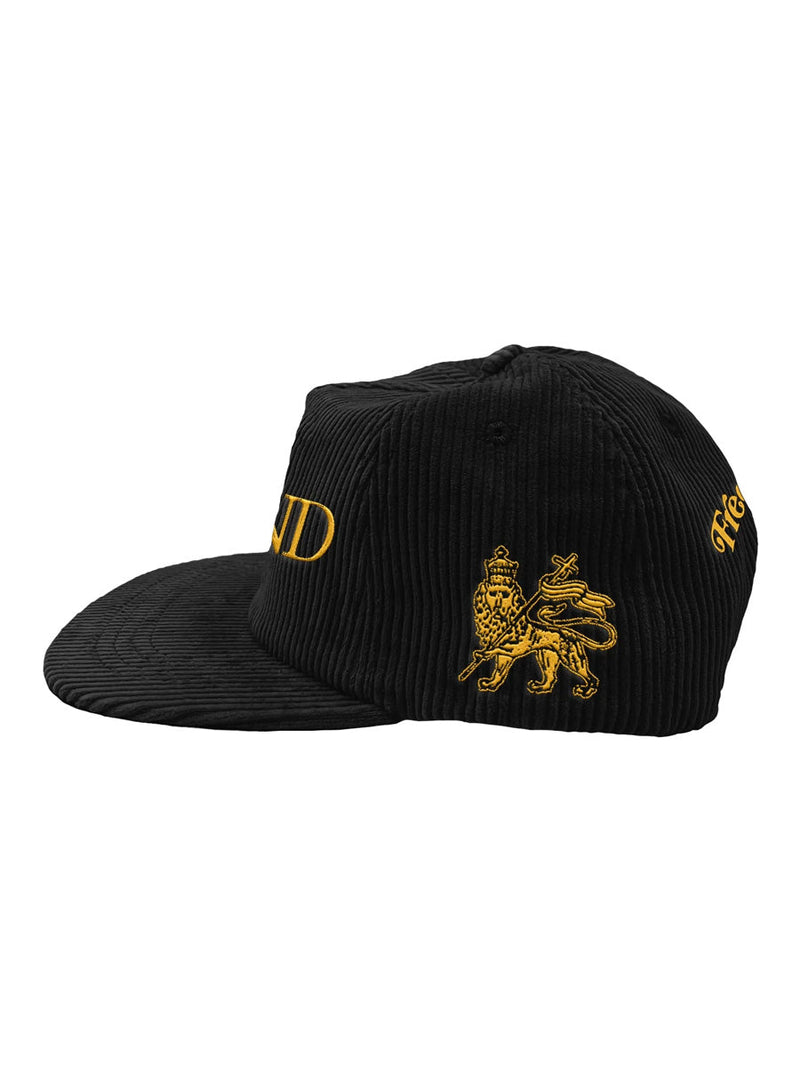 Free & Easy Bob Marley Legend Corduroy Snapback Hat-Free & Easy-lobo nosara