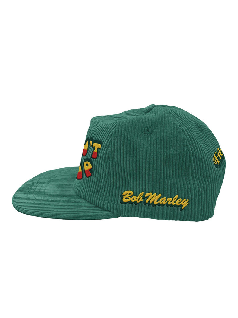 Free & Easy Bob Marley Tuff Gong Fat Corduroy Snapback Hat-Free & Easy-lobo nosara