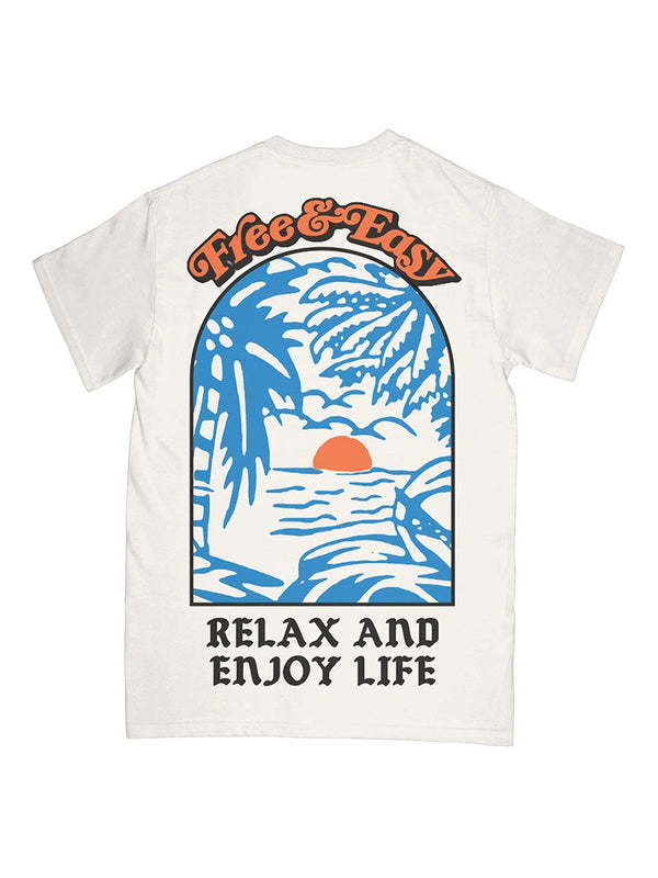 Free & Easy Paradise Pocket Tee-Free & Easy-lobo nosara