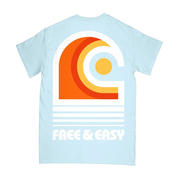 Free & Easy Retro Wave SS Tee-Free & Easy-lobo nosara