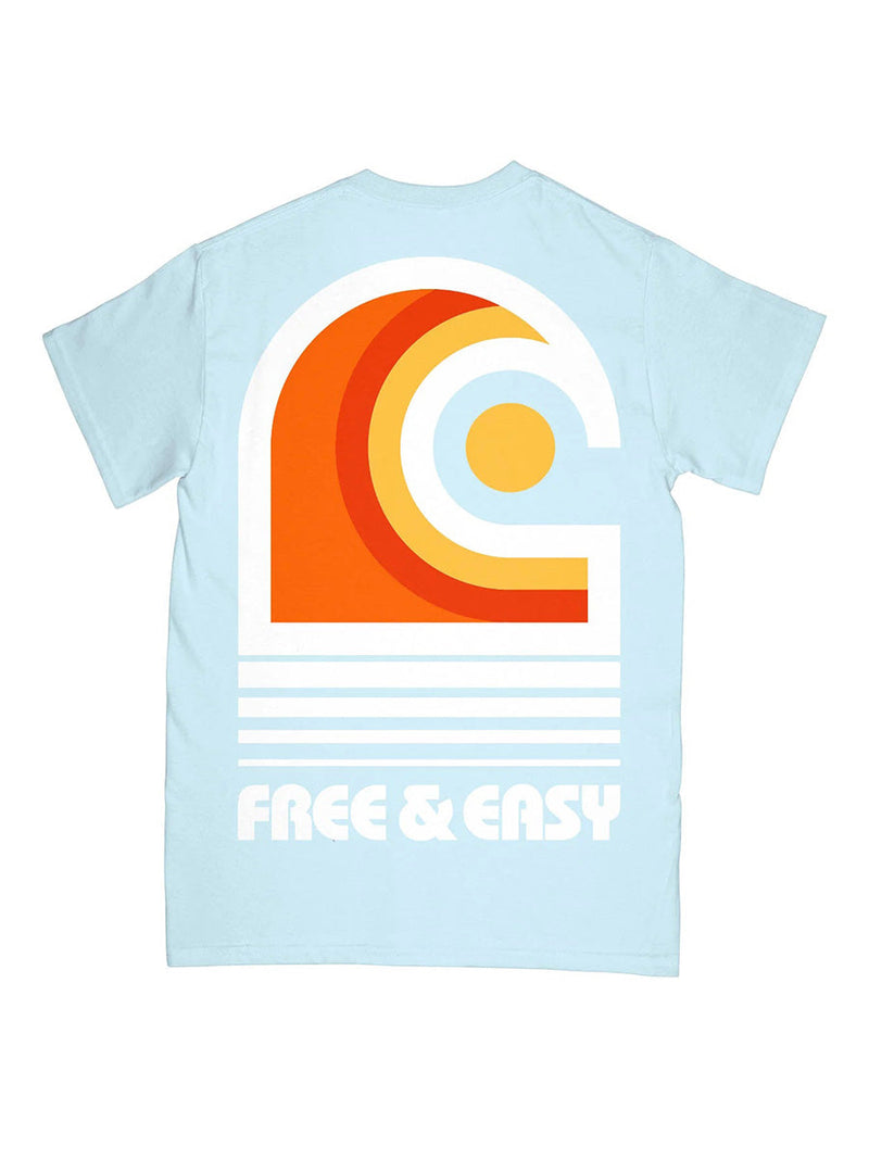 Free & Easy Retro Wave Tee-Free & Easy-lobo nosara